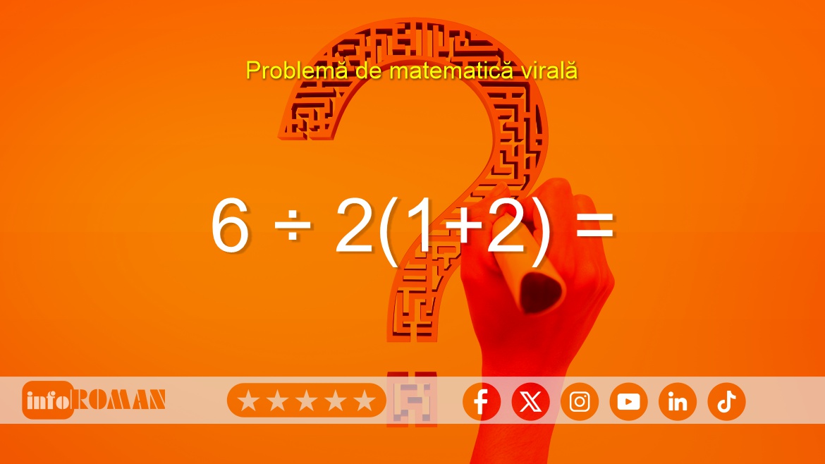 Calculteaza inteligent: "Problemă de matematică virală - Facebook, Twitter, YouTube"