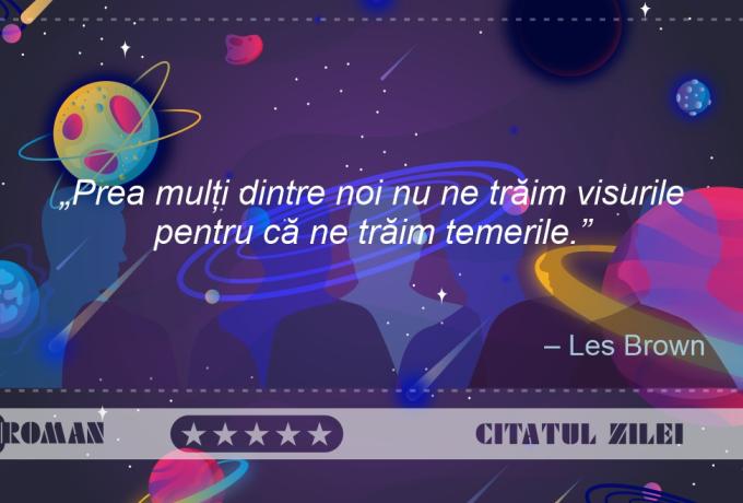 Trăim fricile, nu visurile - și plătim un preț prea mare