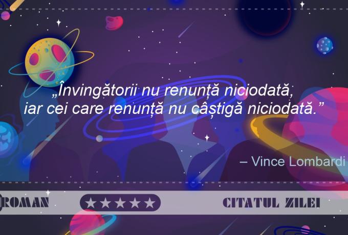 Învingătorii nu renunță niciodată