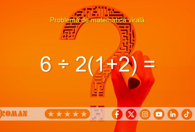 Calculteaza inteligent: "Problemă de matematică virală - Facebook, Twitter, YouTube"