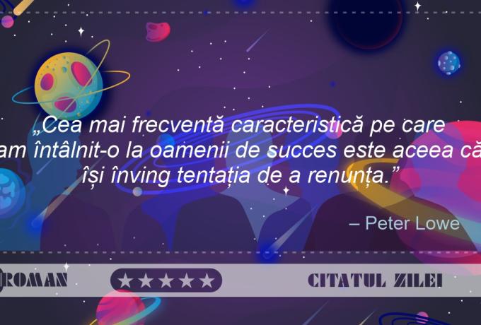 Cea mai frecventă caracteristică a oamenilor de succes: puterea de a nu renunța