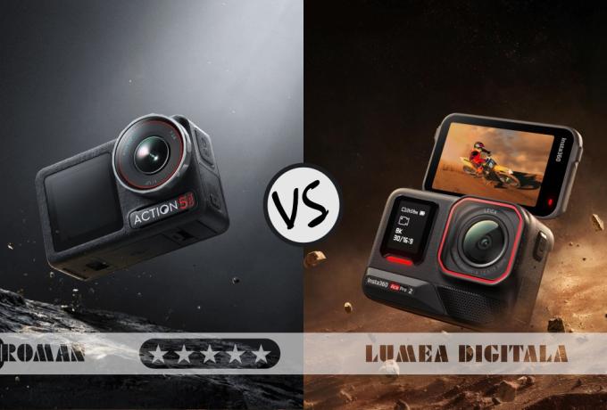 DJI Osmo Action 5 Pro vs Insta360 Ace Pro 2: Care este camera ideală pentru filmări din mașină (cab view)