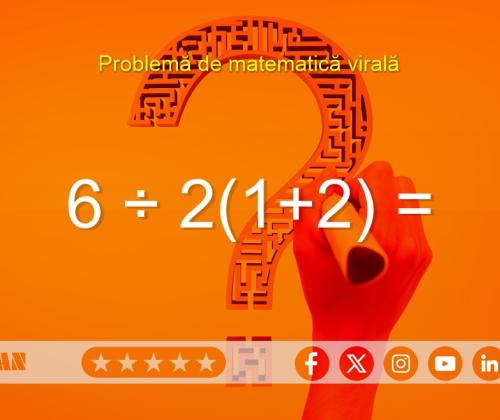 Calculteaza inteligent: "Problemă de matematică virală - Facebook, Twitter, YouTube"