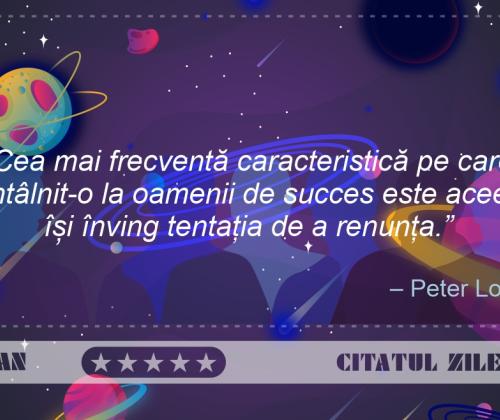 Cea mai frecventă caracteristică a oamenilor de succes: puterea de a nu renunța